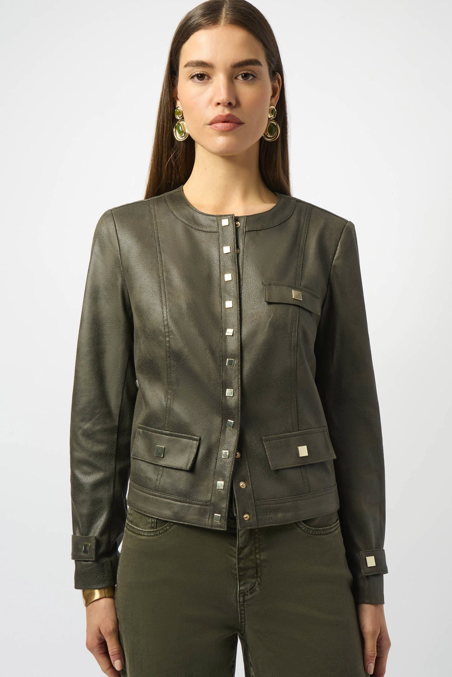 Joseph Ribkoff Faux Suede Jacket 253935