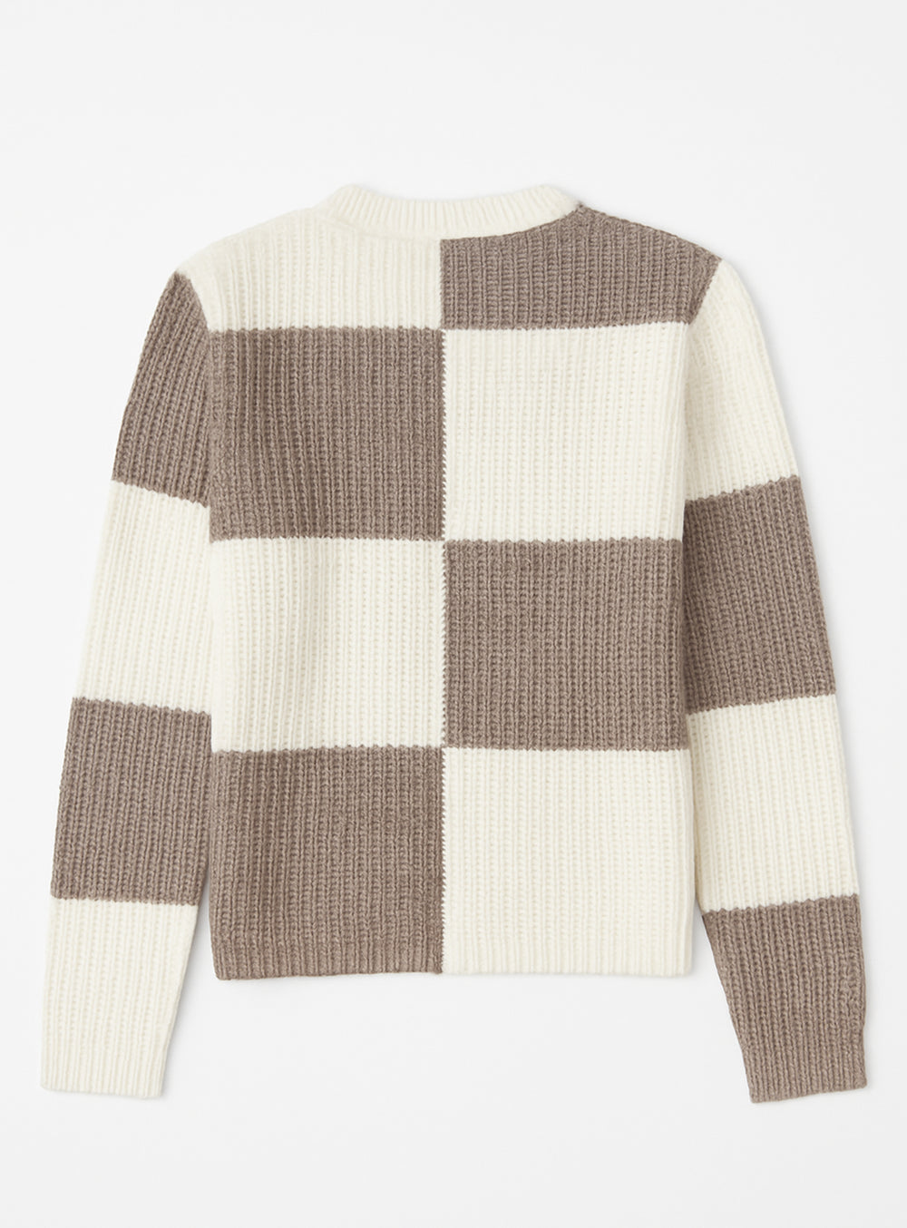 Point Zero Checkered Knit Sweater DT23052