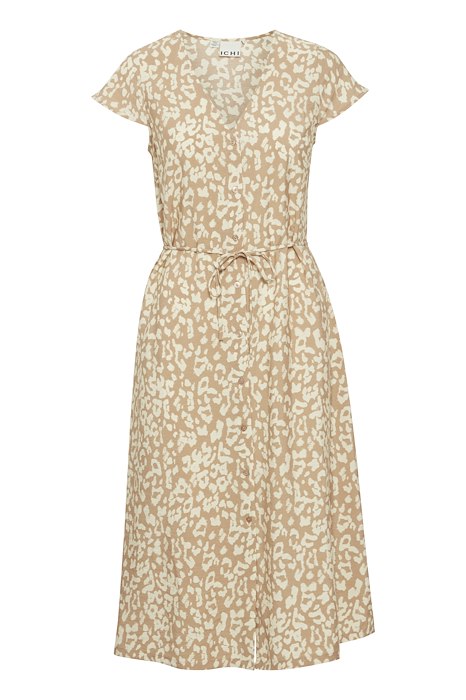 Ichi Short Sleeve Midi Dress 20121188