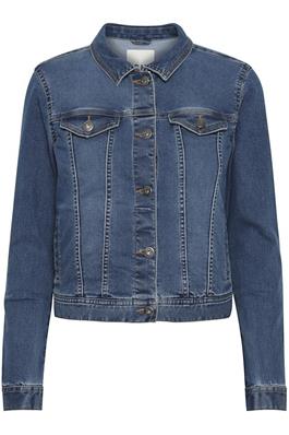 Ichi Medium Wash Denim Jacket 20122817