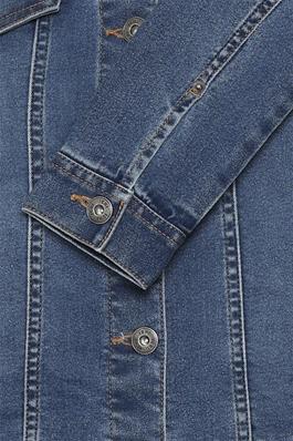 Ichi Medium Wash Denim Jacket 20122817