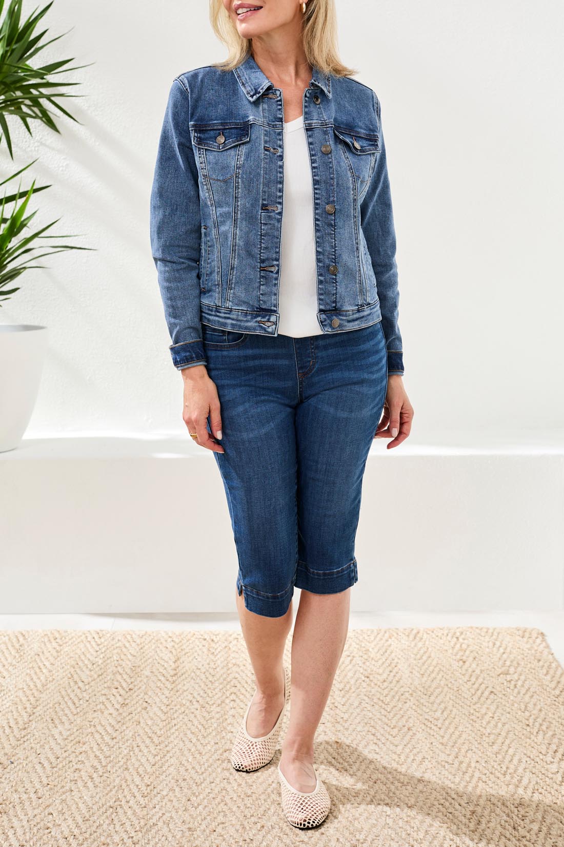 Tribal Denim Jacket 75740-5050-2284