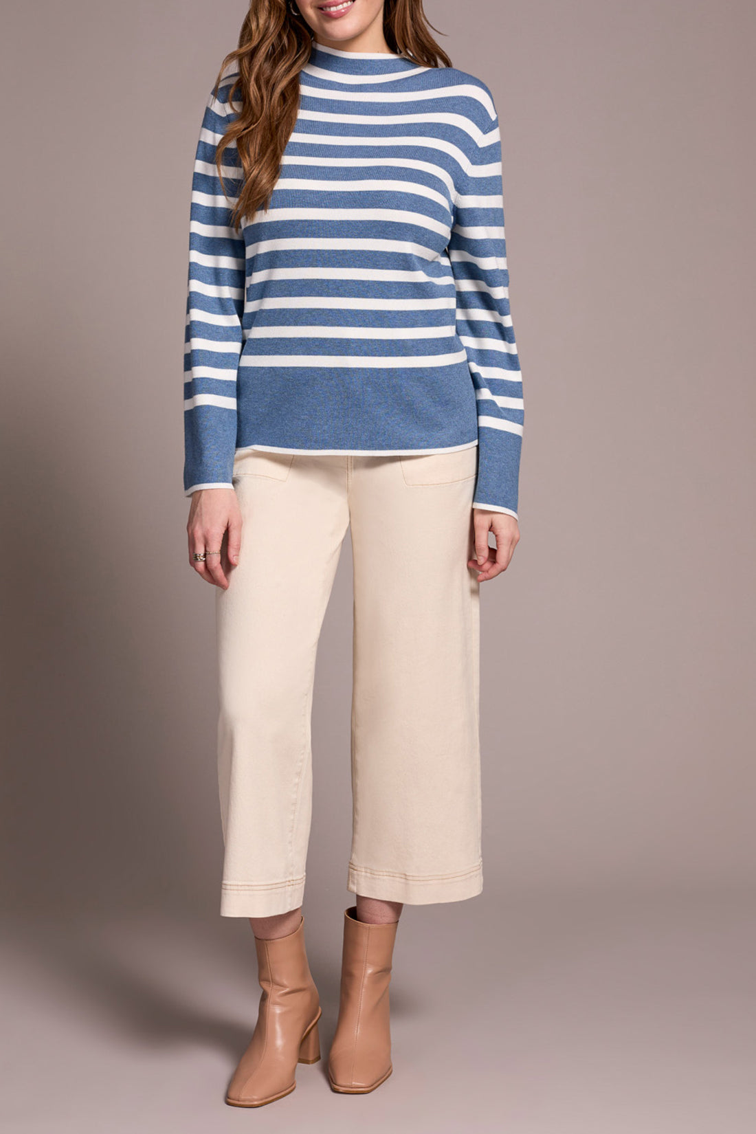 Tribal Funnel Neck Sweater 22890-835-167A