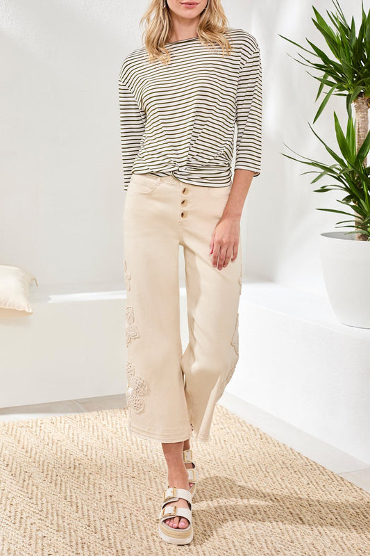 Tribal Boat Neck Top 6158O-5457-2525