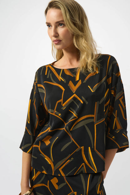 Joseph Ribkoff Geometric Print Top 253238