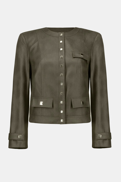 Joseph Ribkoff Faux Suede Jacket 253935