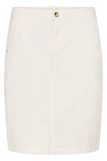 Cream Twill Skirt 10613652