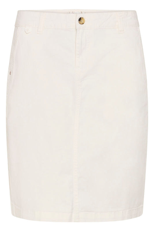 Cream Twill Skirt 10613652
