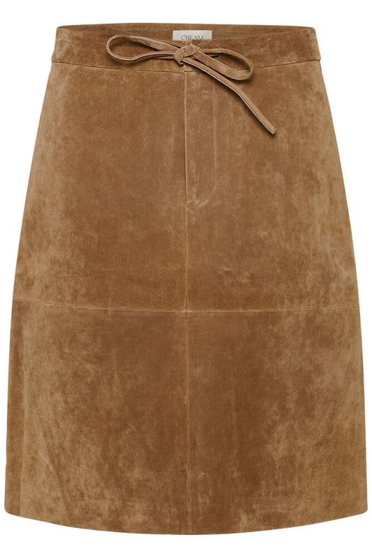 Cream Suede Skirt 10614942