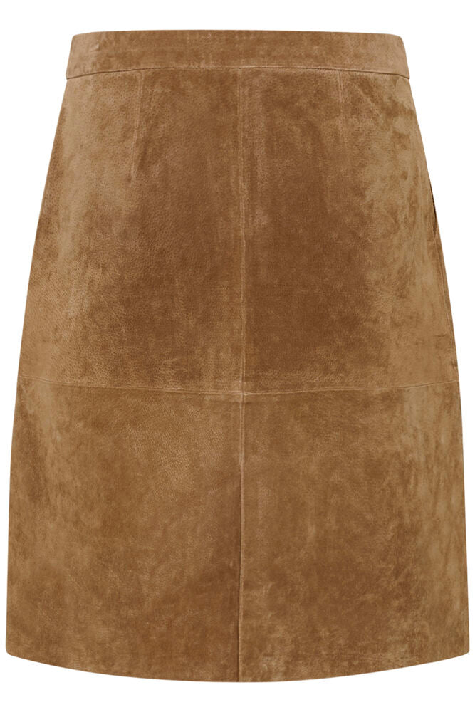 Cream Suede Skirt 10614942