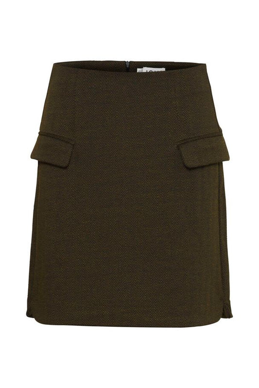 Ichi Jacquard Skirt 20121603