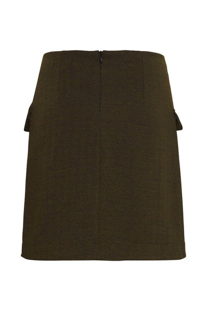 Ichi Jacquard Skirt 20121603