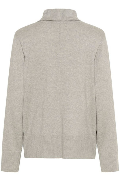 Cream Turtle Neck Pullover 10613181