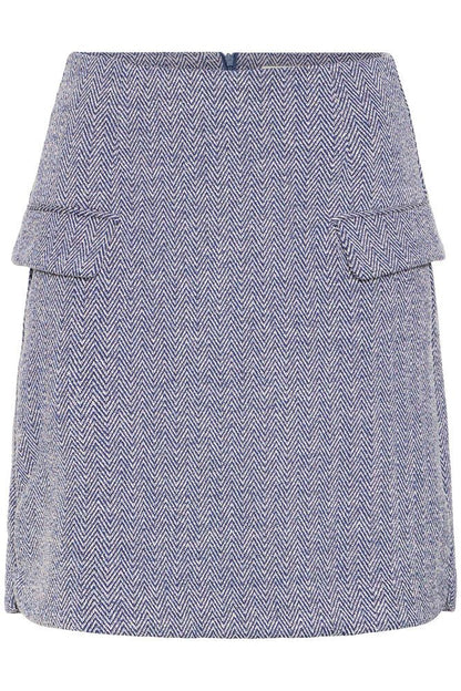 Ichi Jacquard Skirt 20121603