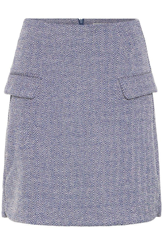 Ichi Jacquard Skirt 20121603