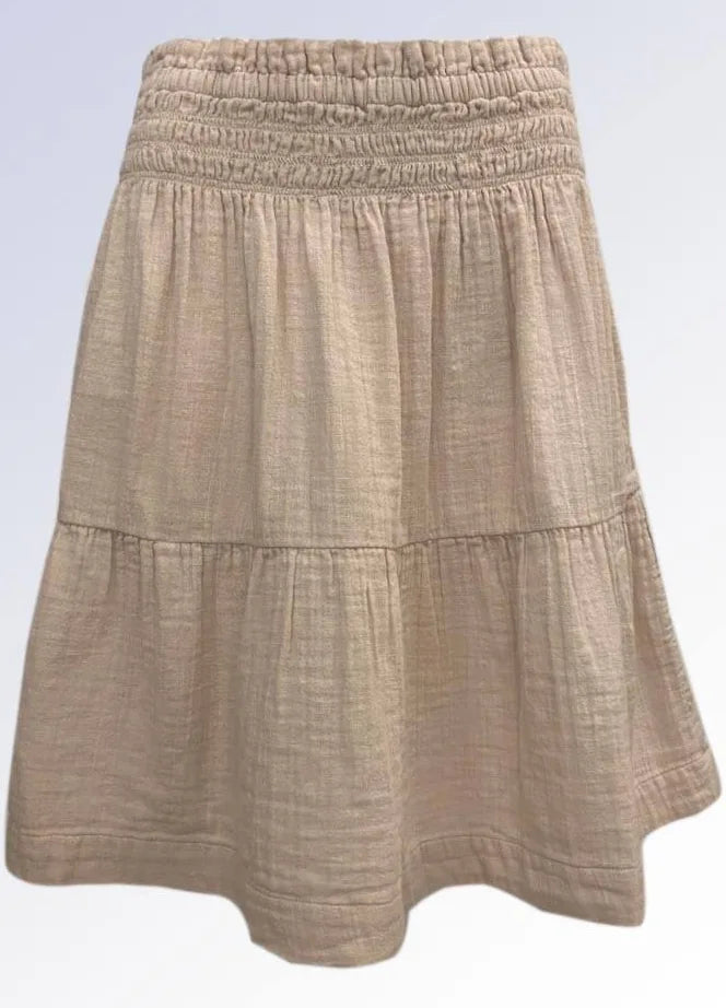 Point Zero Smocked Tiered Skirt 8660004