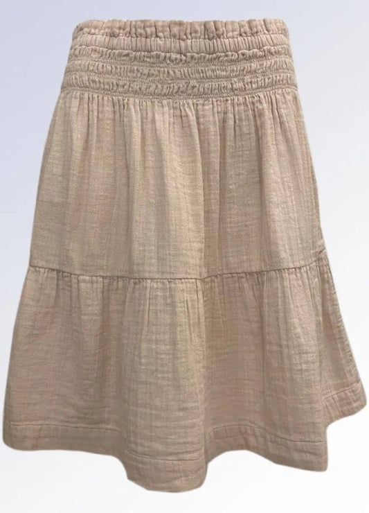 Point Zero Smocked Tiered Skirt 8660004