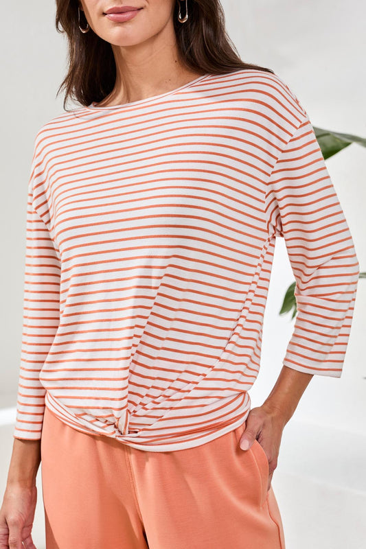 Tribal Boat Neck Top 61580-5457-2538