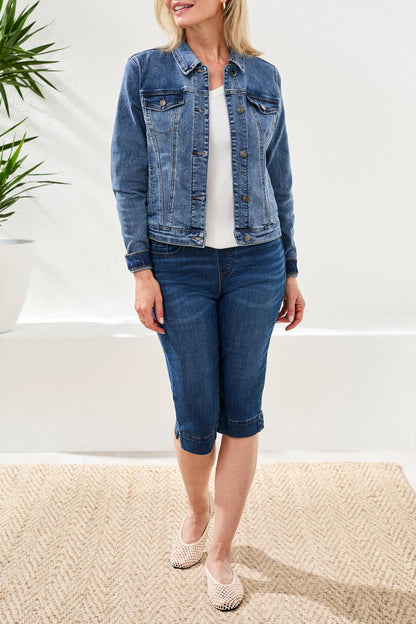 Tribal Denim Jacket 75740-5050-2284