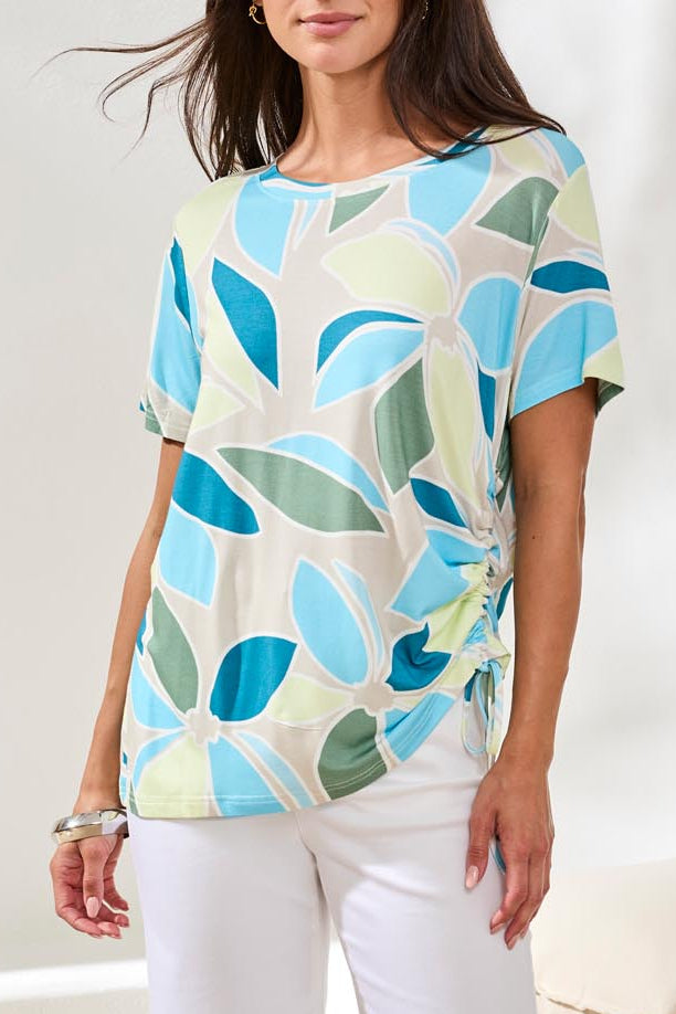 Tribal Crew Neck Top 24980-3457-1036