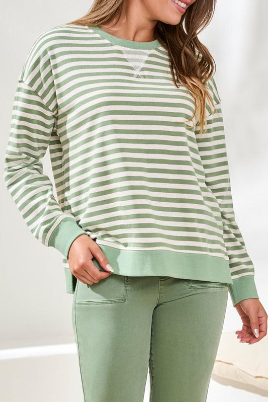 Tribal Long Sleeve Crew Neck 2487O-8329-0324