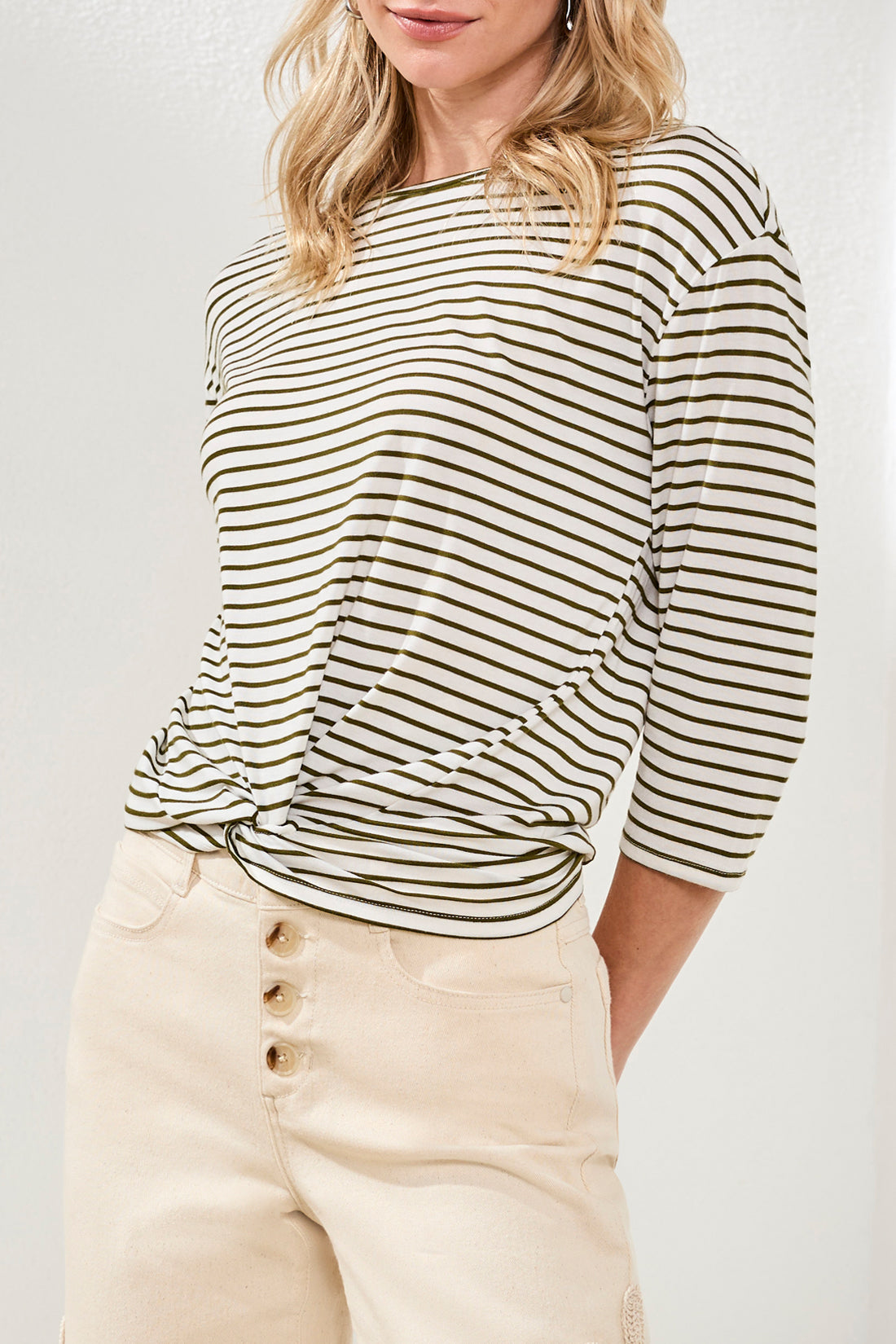 Tribal Boat Neck Top 6158O-5457-2525
